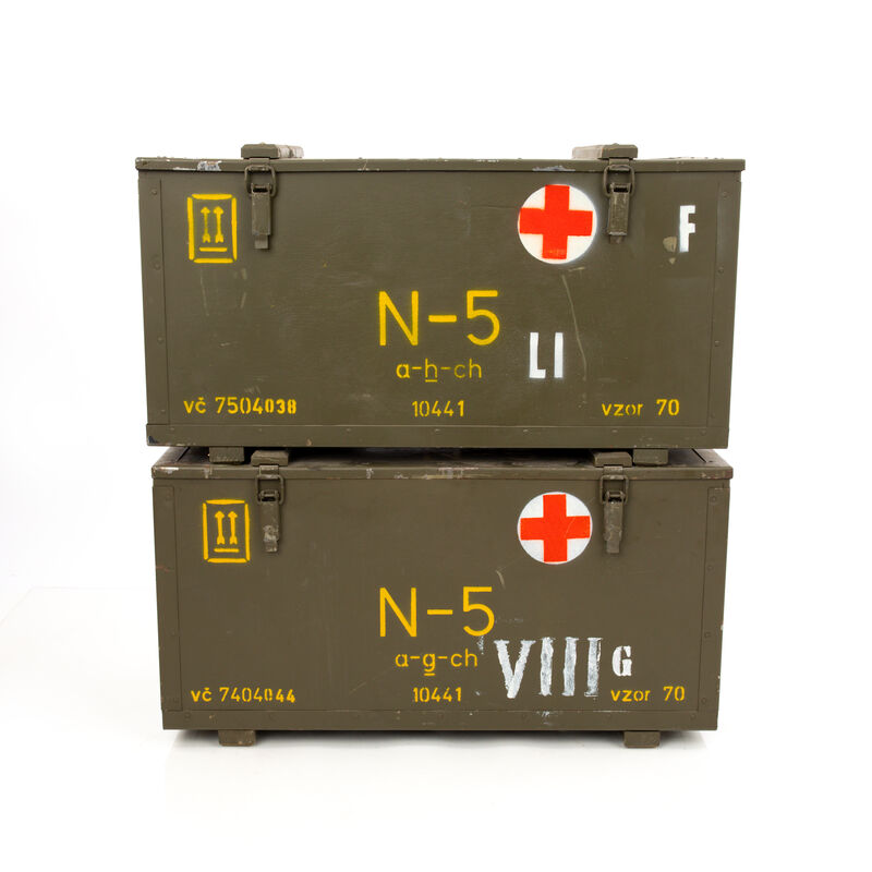 Czech Wooden Medical Box N-5H | No Drawers | Issued, , large image number 5